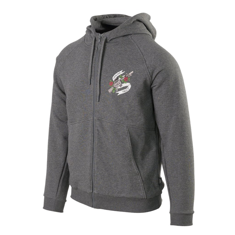 Come and take it Hoodie - Fullzip - Mid Grey Melange