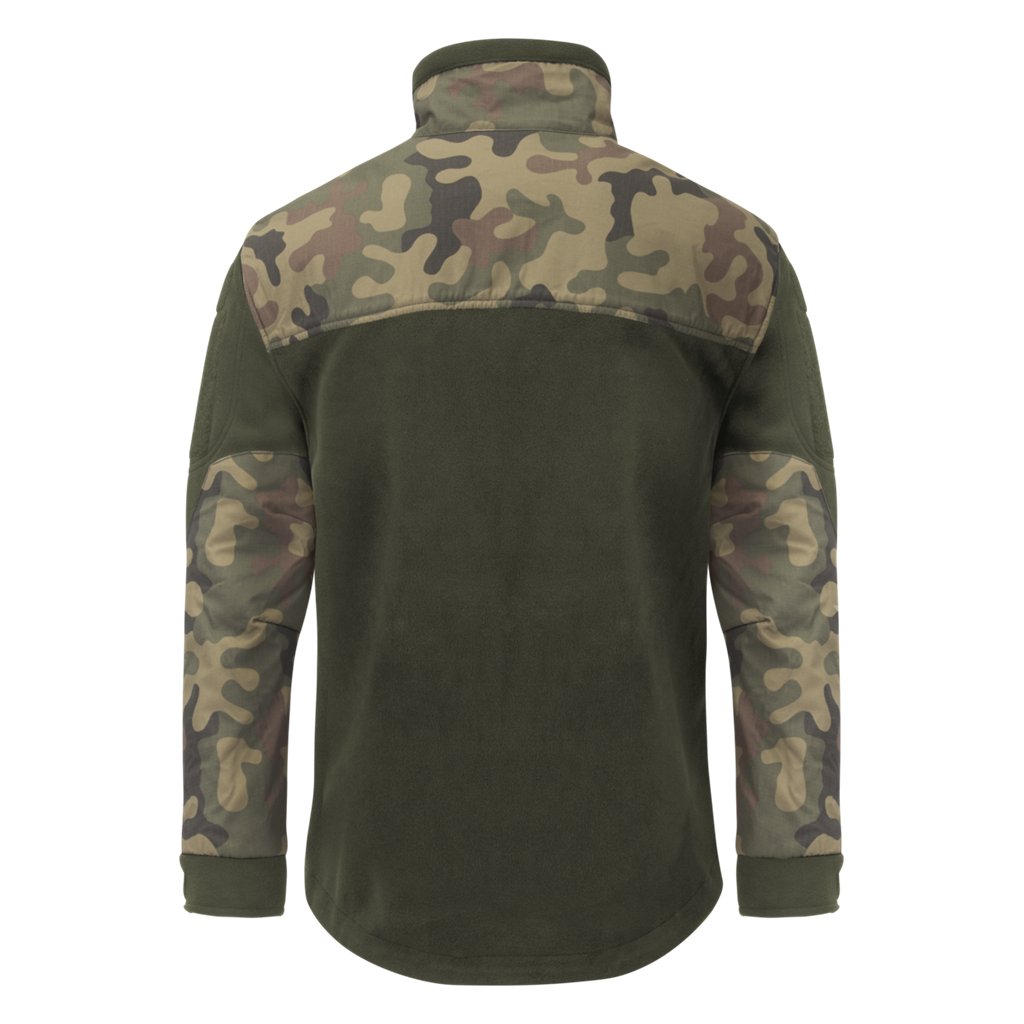 Polish INFANTRY Jacket - Fleece - Olive Green/PL Woodland — Helikon-Tex