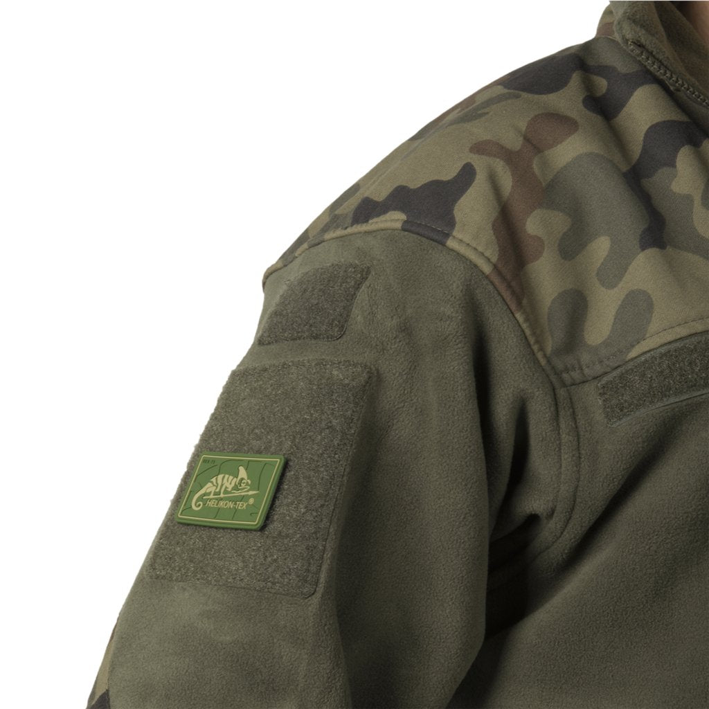 Polish INFANTRY Jacket - Fleece - Olive Green/PL Woodland — Helikon-Tex