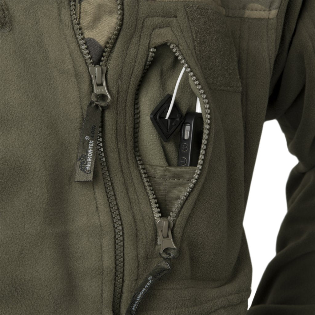 Polish INFANTRY Jacket - Fleece - Olive Green/PL Woodland — Helikon-Tex