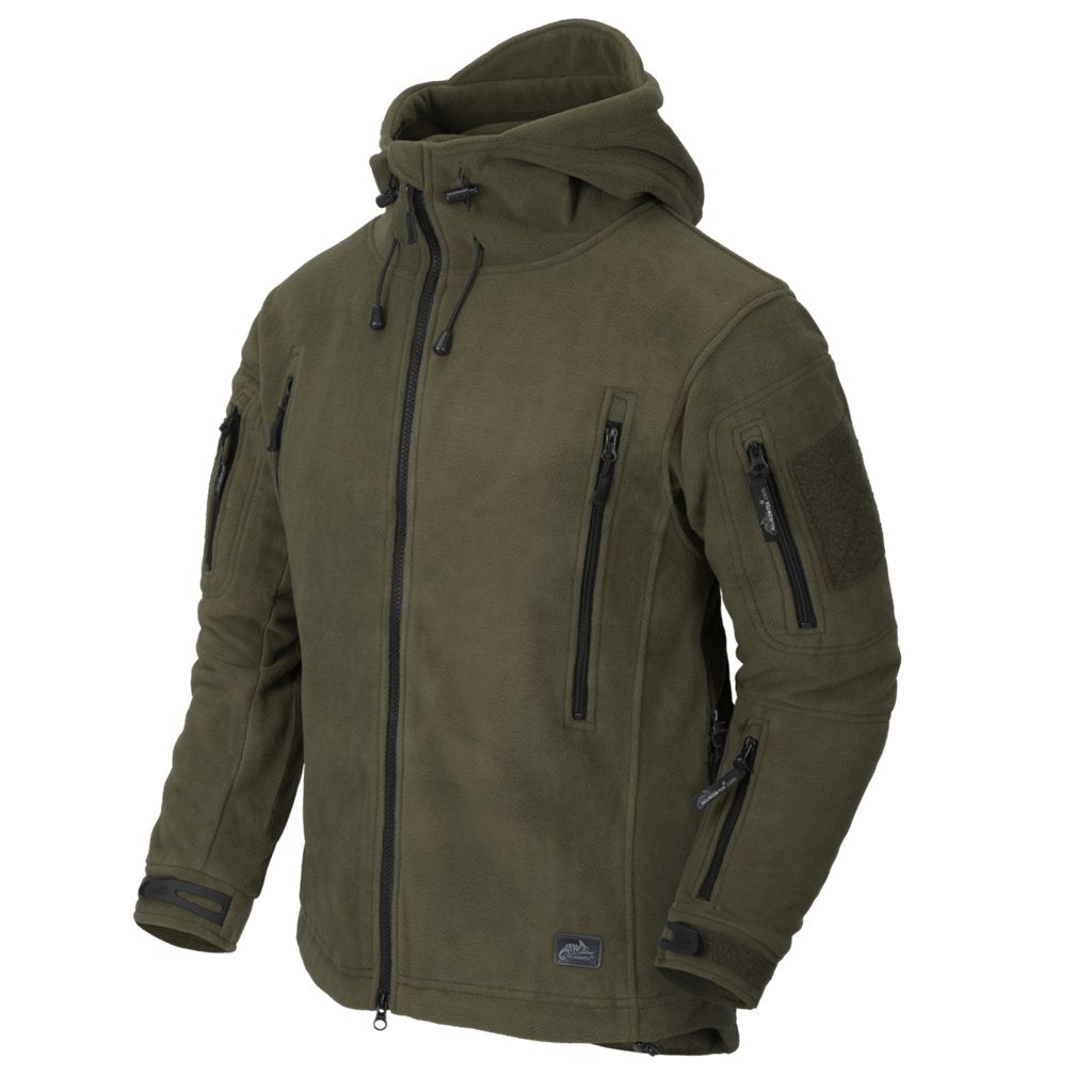 PATRIOT Jacket - Double Fleece - Olive Green — Helikon-Tex