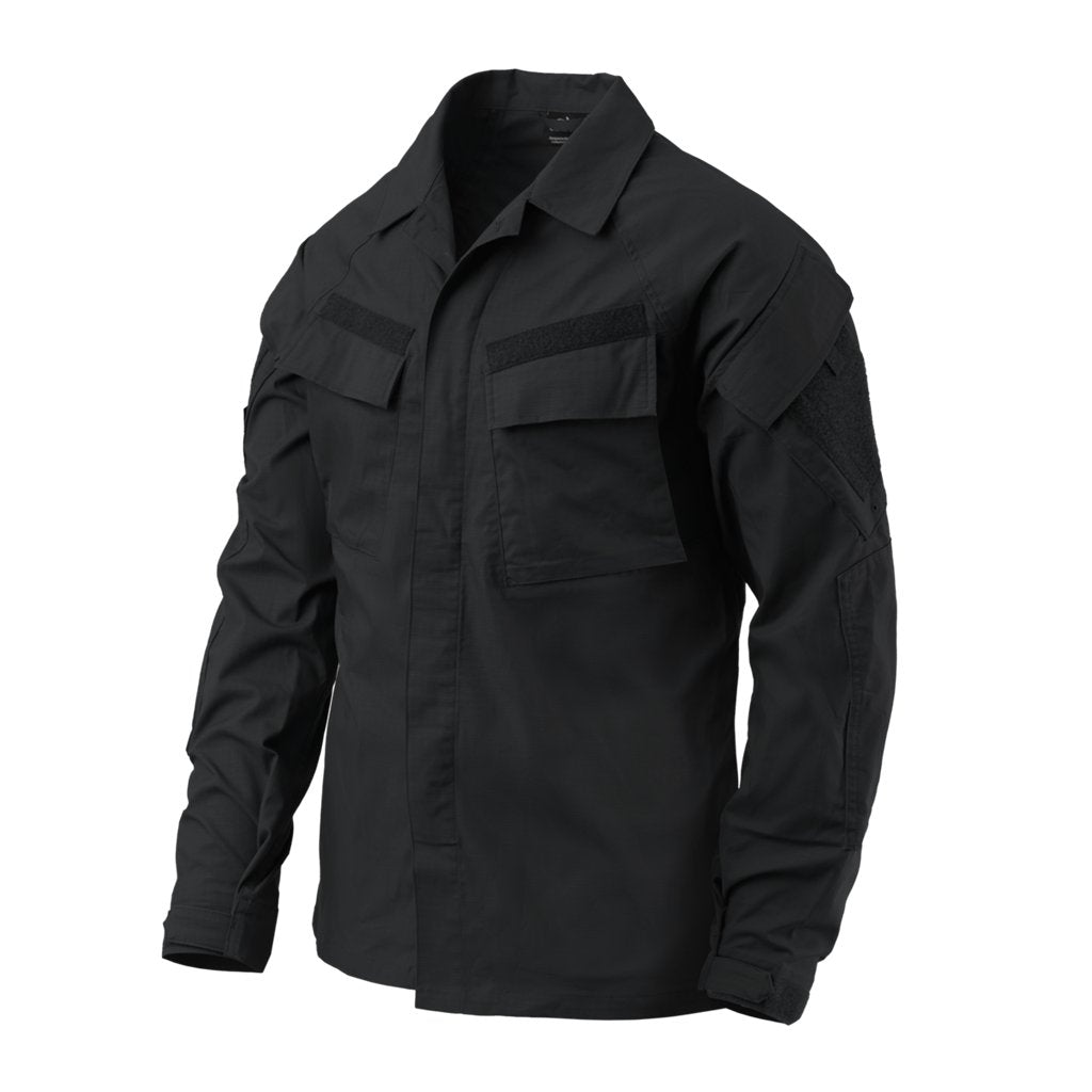 Raid Shirt - PolyCotton Stretch Ripstop - Black — Helikon-Tex