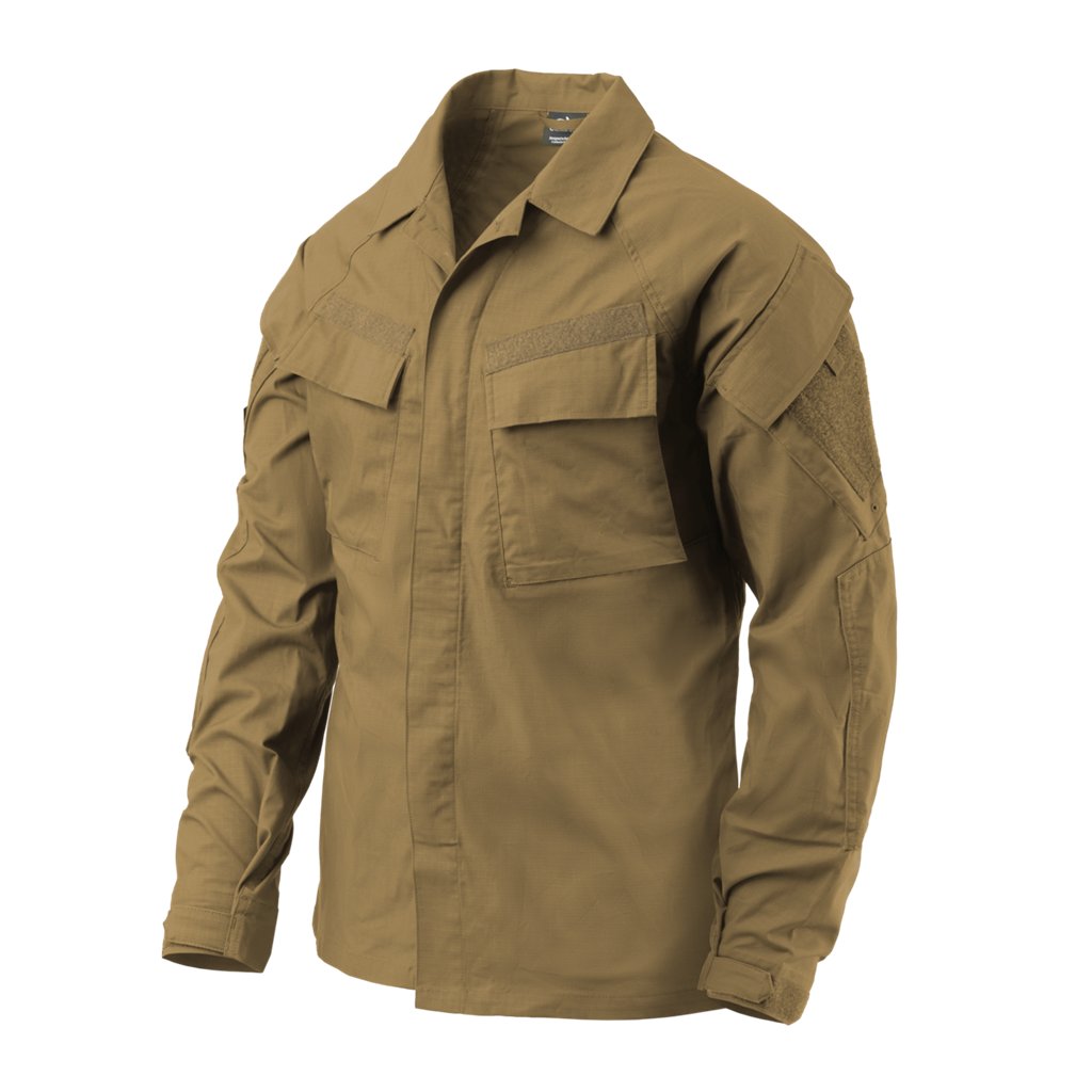 Raid Shirt - PolyCotton Stretch Ripstop - Coyote — Helikon-Tex