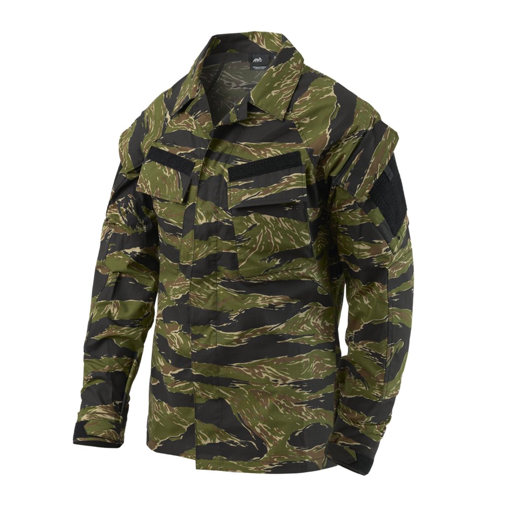 Raid Shirt - PolyCotton Stretch Ripstop - Tiger Stripe — Helikon-Tex