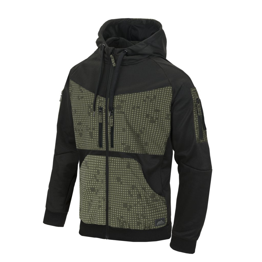 ROGUE Hoodie (FullZip) - Black / Desert Night Camo — Helikon-Tex