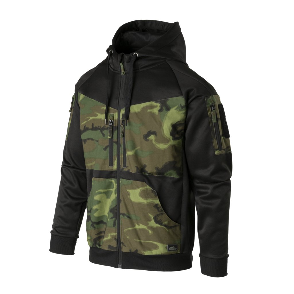 ROGUE Hoodie (FullZip) - Black/ERDL — Helikon-Tex