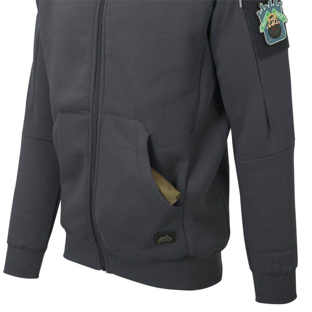 Urban Tactical Hoodie Lite (FullZip)® - Grey — Helikon-Tex