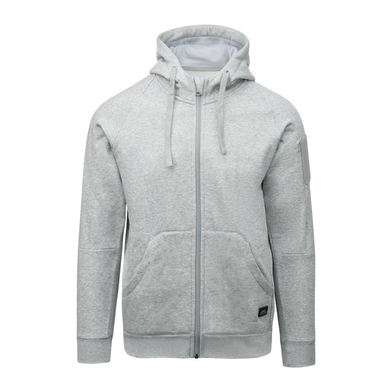 Urban Hoodie Lite - Fullzip - Light Grey Melange