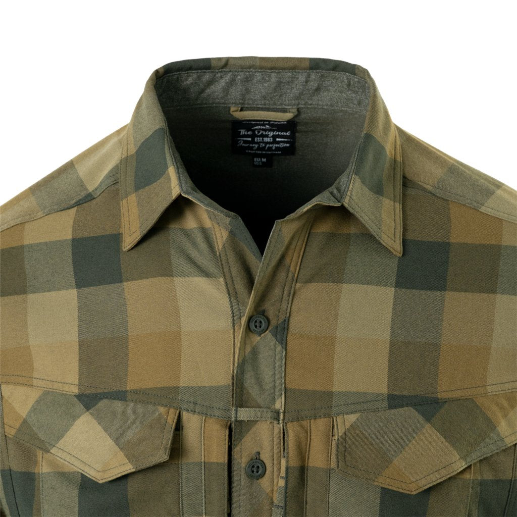Defender Mk2 Shirt - Bayou Moss Checkered — Helikon-Tex