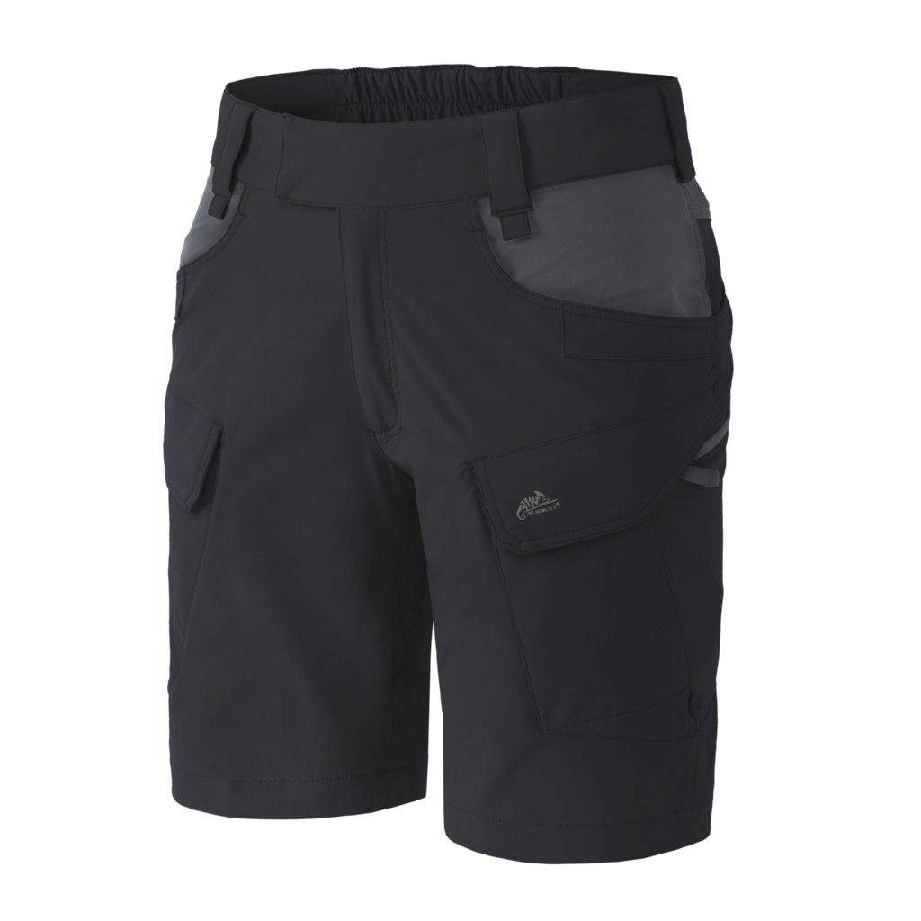 Women's OTP 8'5" Shorts - Black / Shadow Grey — Helikon-Tex