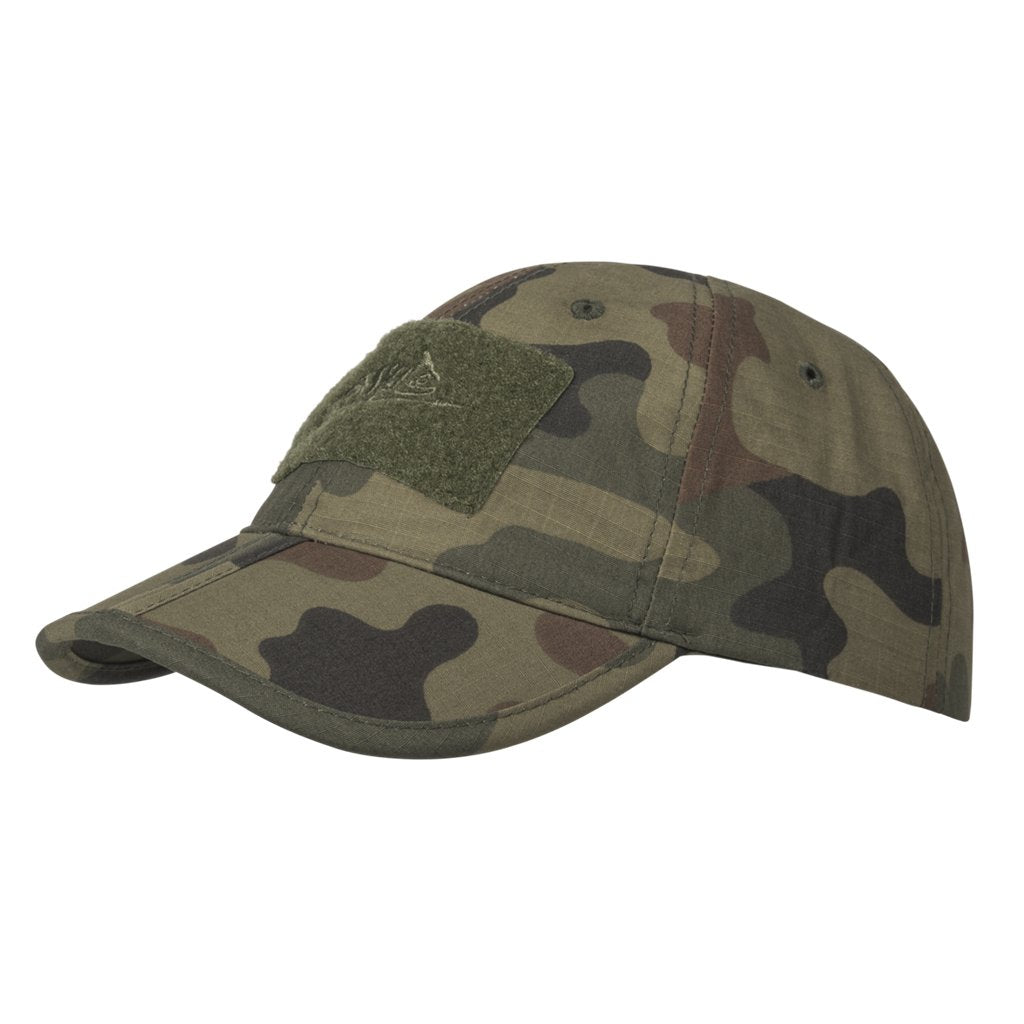 Baseball FOLDING Cap® - PolyCotton Ripstop - PL Woodland — Helikon-Tex