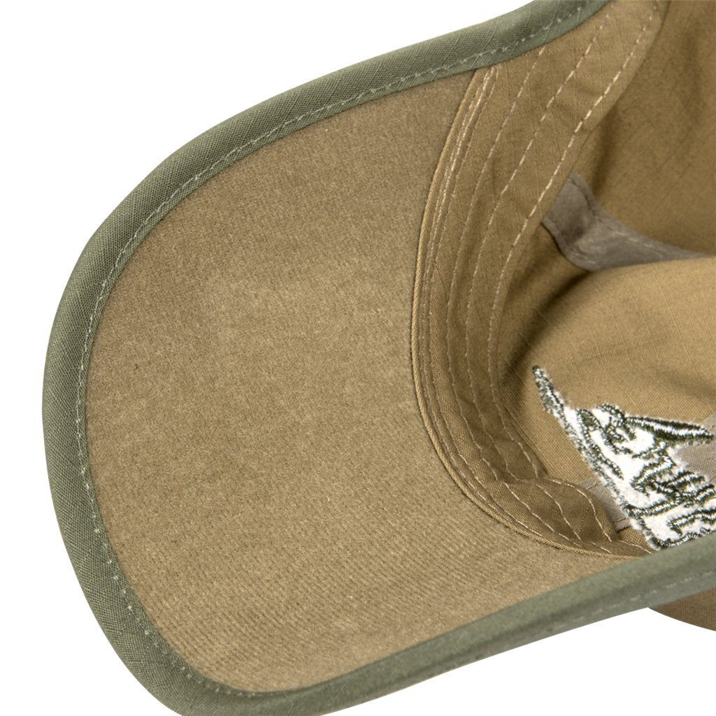 Logo Cap - PolyCotton Ripstop - Coyote / Olive Green A — Helikon-Tex