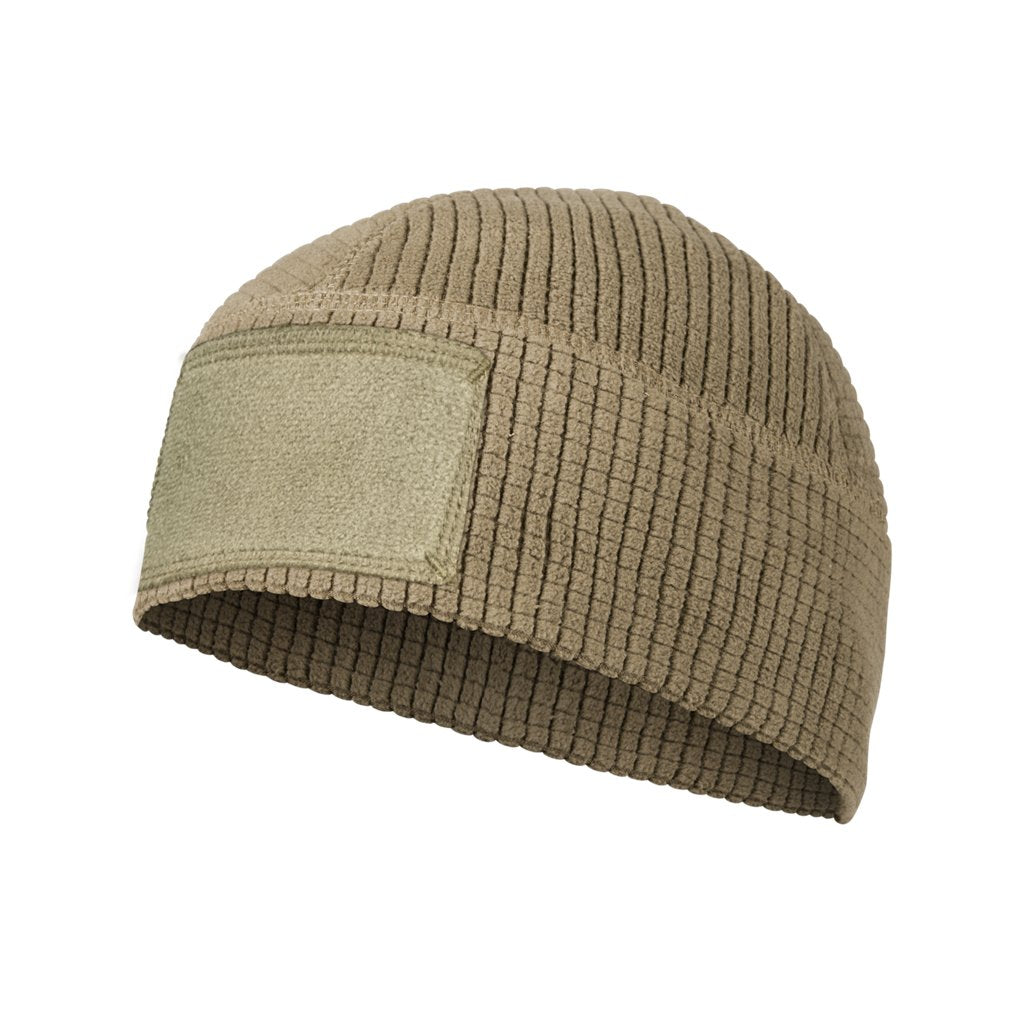 RANGE Beanie Cap® S/M - Grid Fleece - Coyote — Helikon-Tex