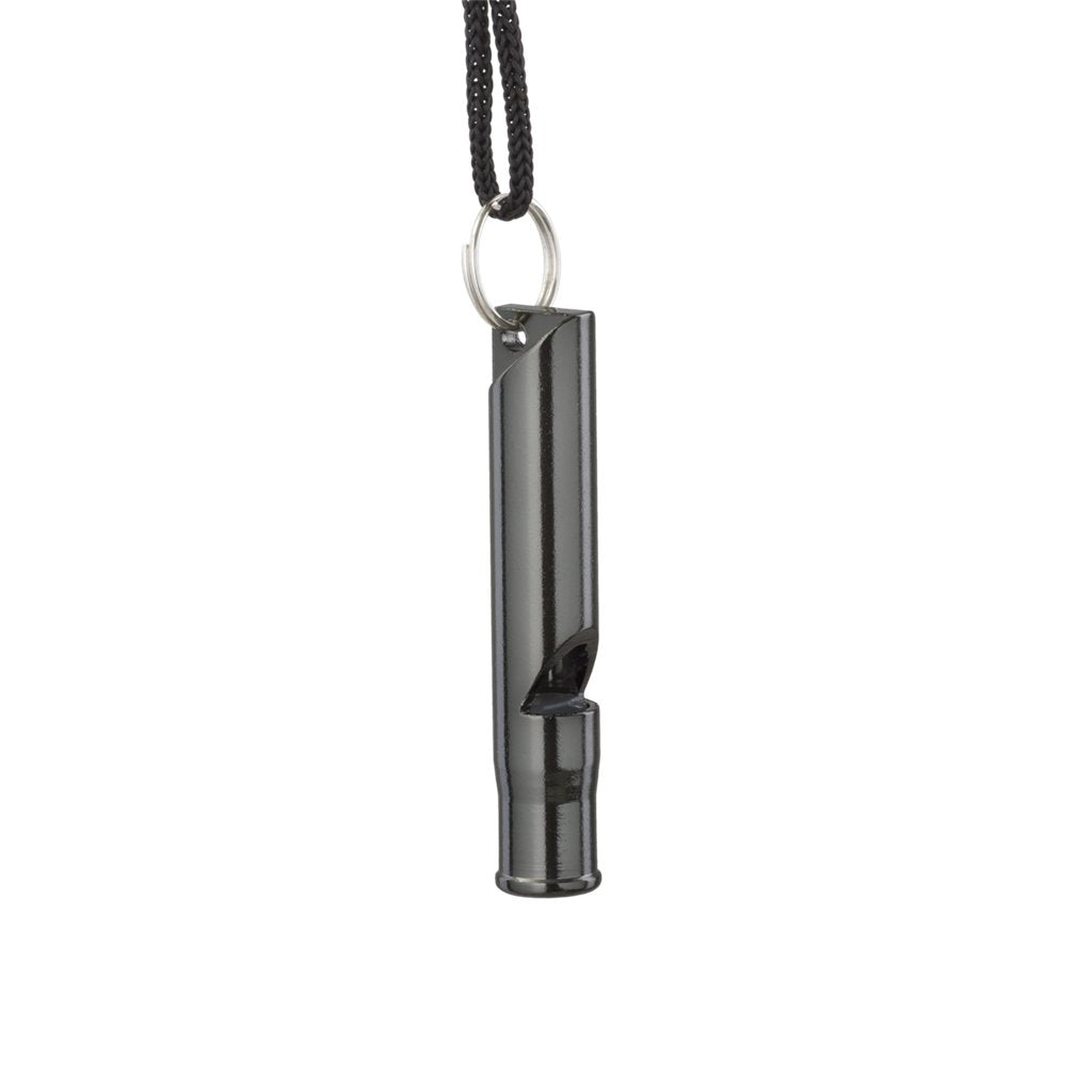 Survival Whistle - Aluminum - Black — Helikon-Tex