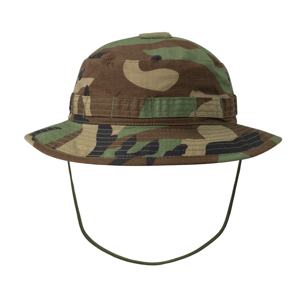 Boonie Hat Mk2 - PolyCotton Stretch Ripstop - US Woodland — Helikon-Tex