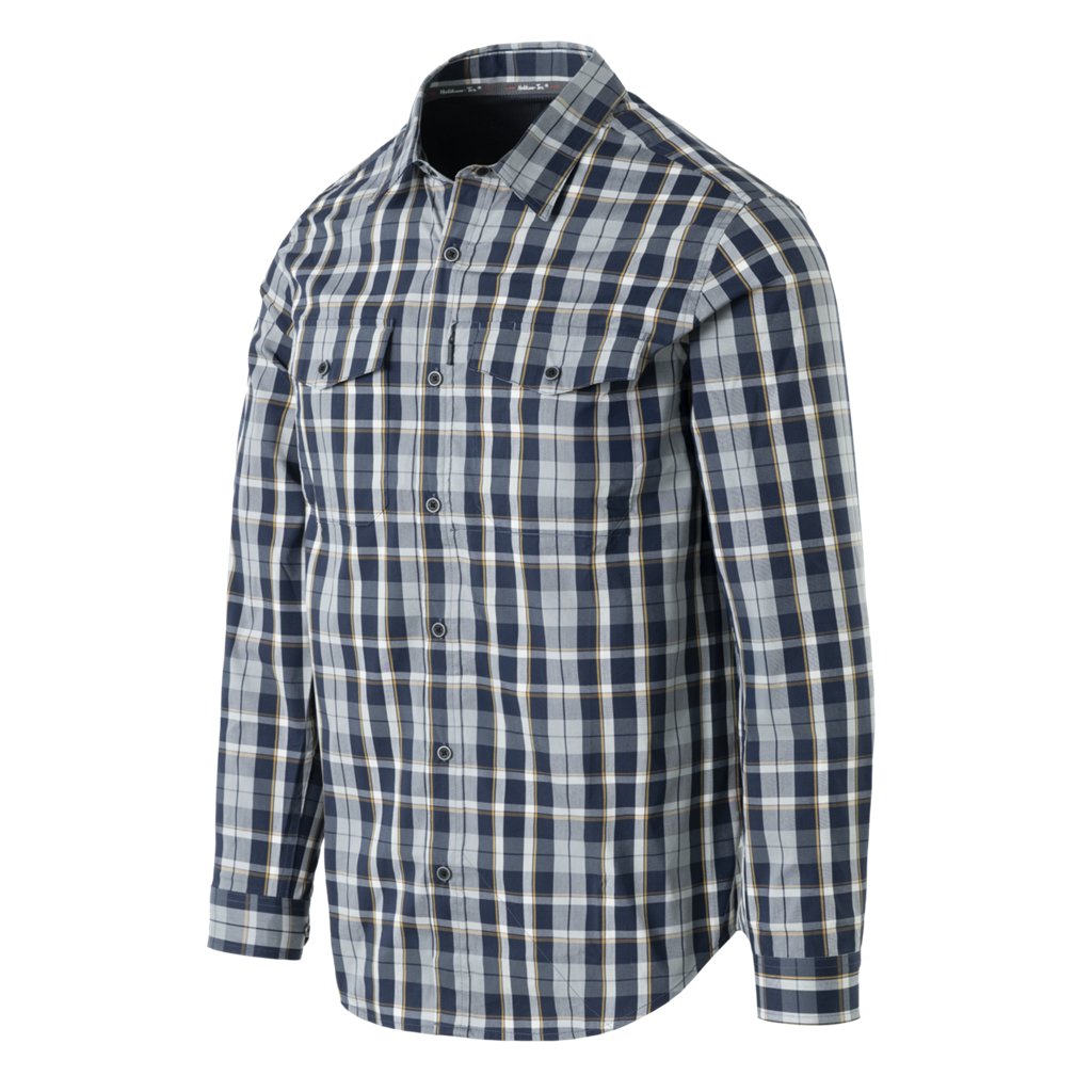 Concealed Carry Shirt - Calm Blue Plaid — Helikon-Tex