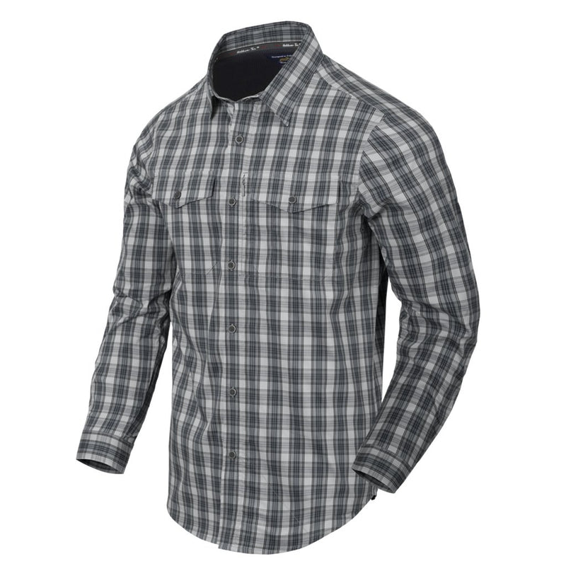 Covert Concealed Carry Shirt - Foggy Grey Plaid
