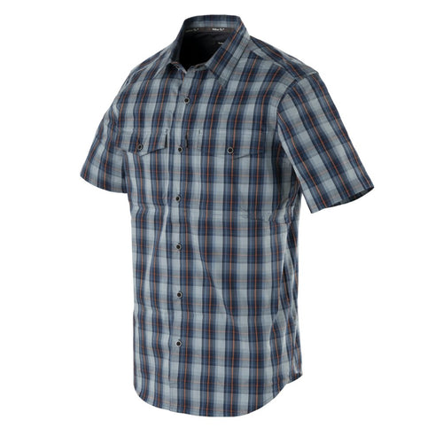 Concealed Carry Short Sleeve Shirt - Sunset Blue Plaid — Helikon-Tex