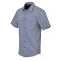 Covert Concealed Carry Short Sleeve Shirt - Royal Blue Checkered — Helikon-Tex
