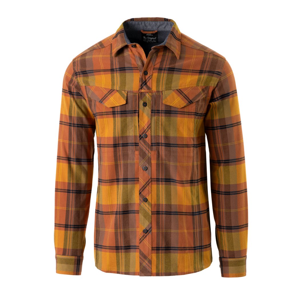Defender Mk2 Shirt - Evening Pumpkin Plaid — Helikon-Tex
