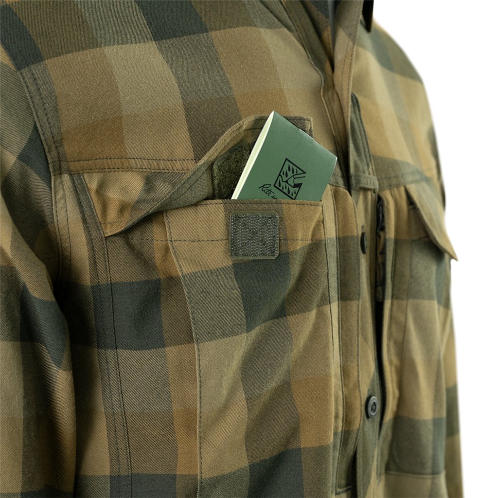 Defender Mk2 Shirt - Evening Pumpkin Plaid — Helikon-Tex