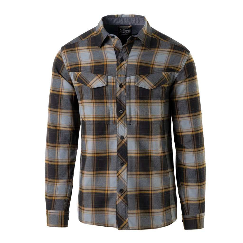 Defender Mk2 Shirt - Dark Ochre Plaid — Helikon-Tex