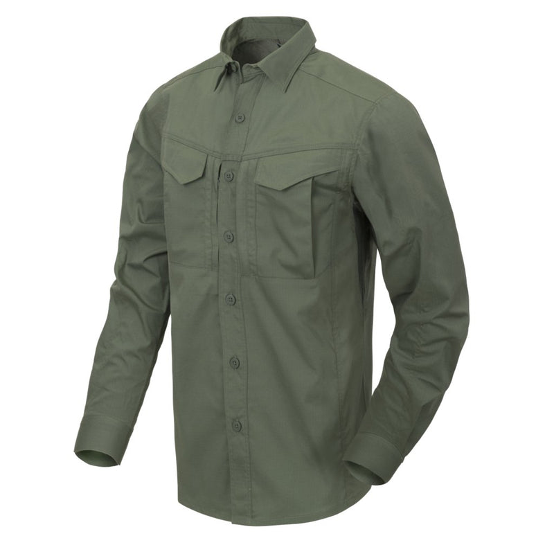 DEFENDER Mk2 Shirt long sleeve® - PolyCotton Ripstop - Olive Green