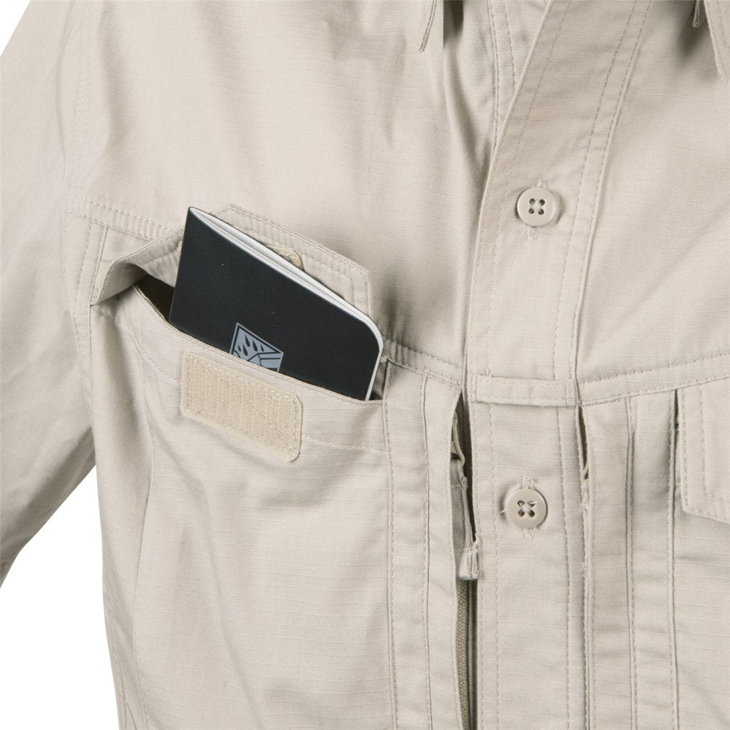 DEFENDER Mk2 Shirt long sleeve® - PolyCotton Ripstop - Olive Green — Helikon-Tex