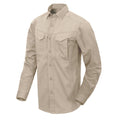 DEFENDER Mk2 Shirt long sleeve® - PolyCotton Ripstop - Khaki — Helikon-Tex
