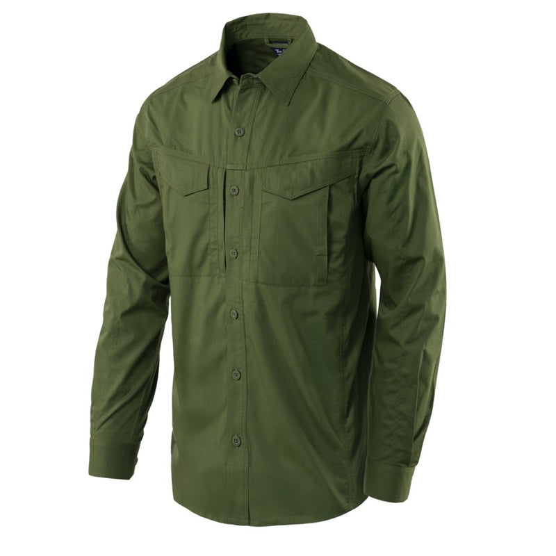 DEFENDER Mk2 Shirt long sleeve® - PolyCotton Ripstop - Pine Green