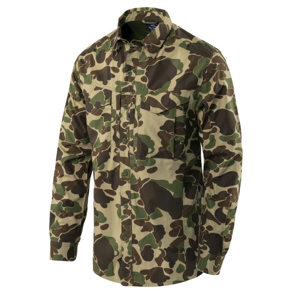 DEFENDER Mk2 Shirt long sleeve® - PolyCotton Ripstop - Duck Hunter — Helikon-Tex