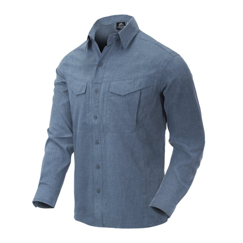 DEFENDER Mk2 Gentleman Shirt®  - Melange Blue — Helikon-Tex