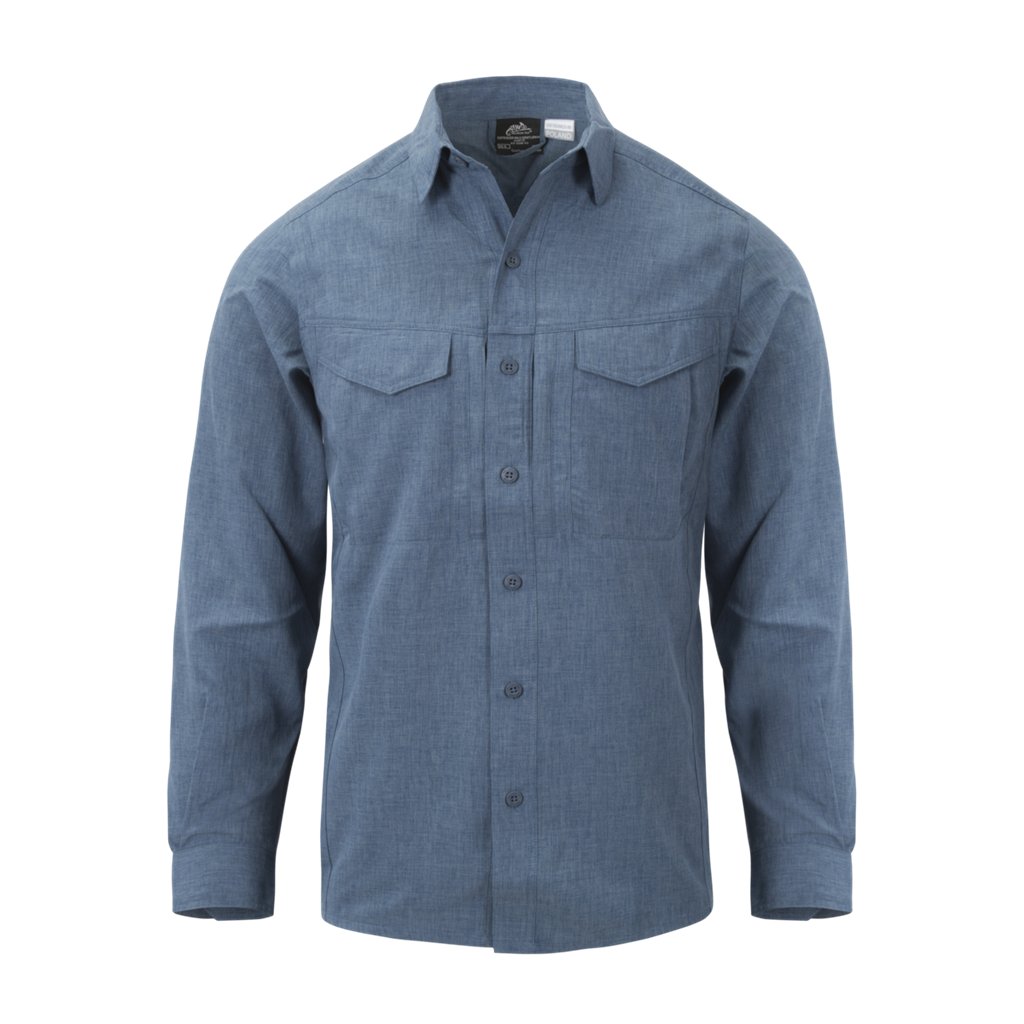 DEFENDER Mk2 Gentleman Shirt®  - Melange Blue — Helikon-Tex