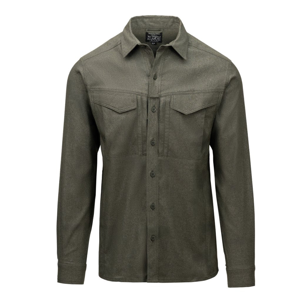 Defender Mk2 Pilgrim Shirt - Moss Green Denim — Helikon-Tex
