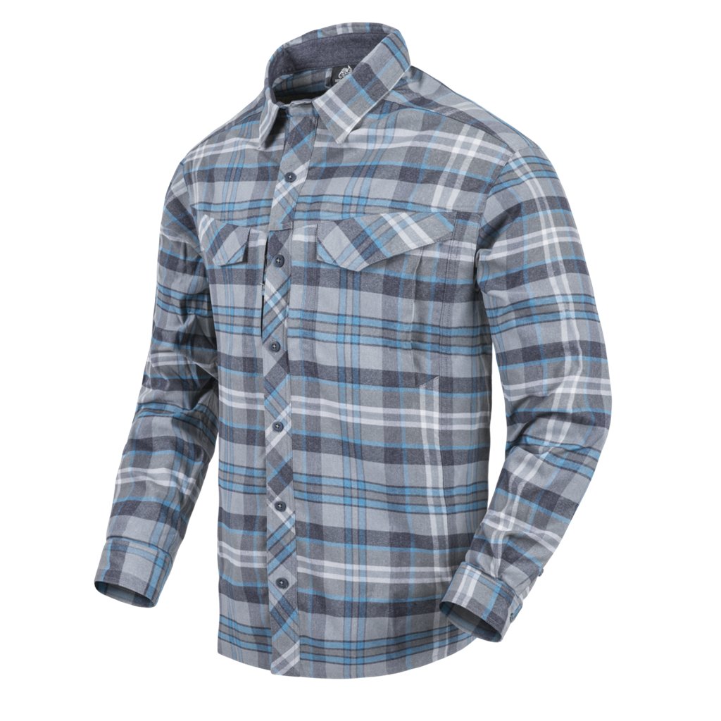 Defender Mk2 PILGRIM Shirt® - Blue Plaid — Helikon-Tex