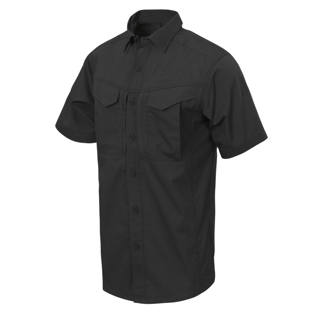 DEFENDER Mk2 Shirt short sleeve® - PolyCotton Ripstop - Black — Helikon-Tex