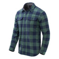 GreyMan Shirt - Moss Green Checkered — Helikon-Tex