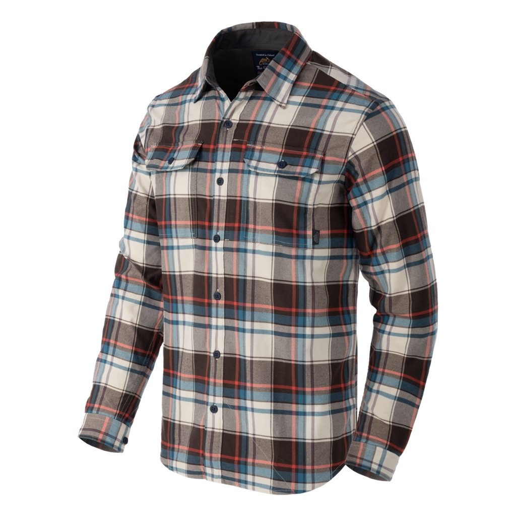 GreyMan Shirt - Foggy Meadow Plaid — Helikon-Tex