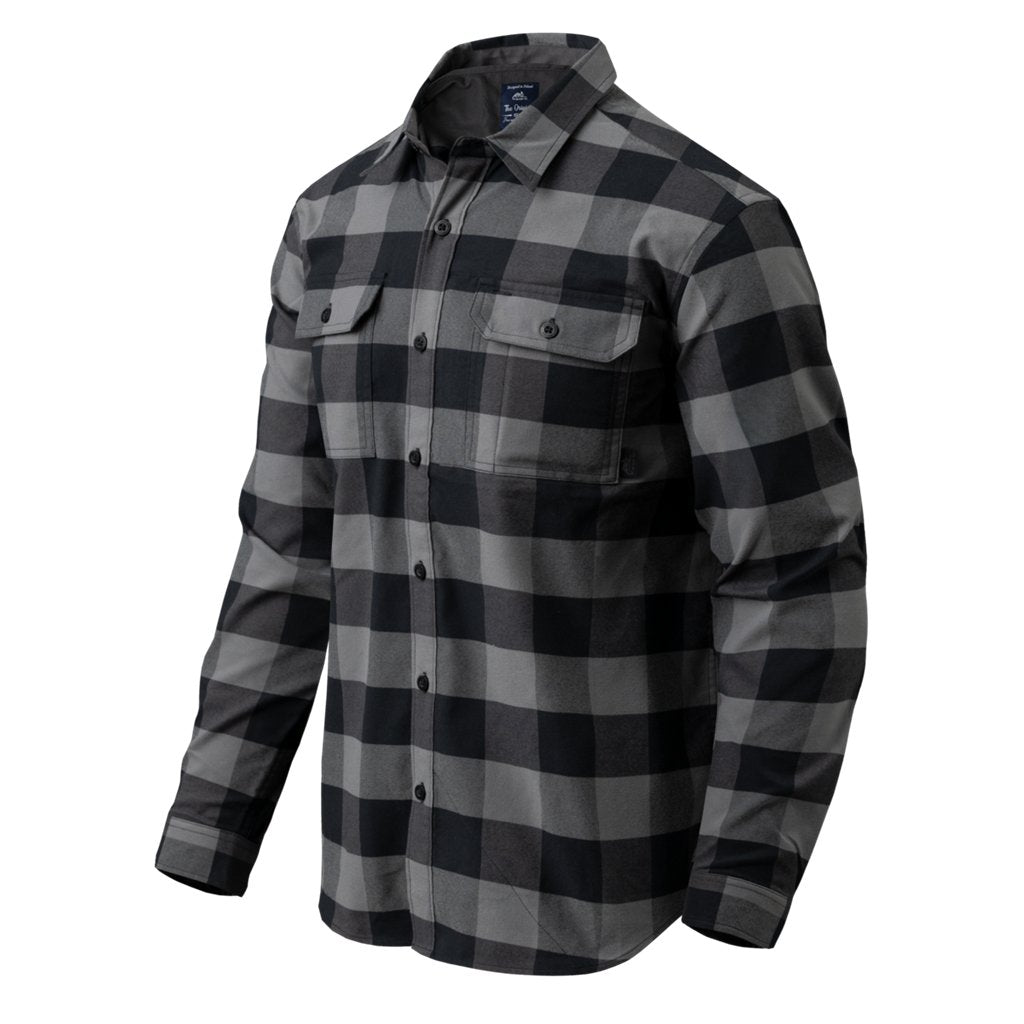 GreyMan Shirt - True Grey Checkered — Helikon-Tex