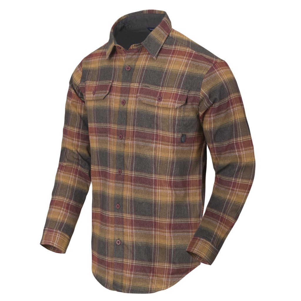 GreyMan Shirt - Amber Plaid — Helikon-Tex