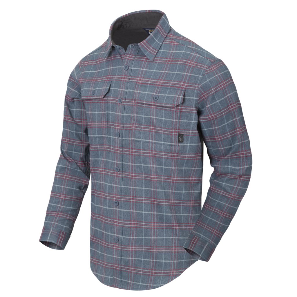 GreyMan Shirt - Graphite Plaid — Helikon-Tex