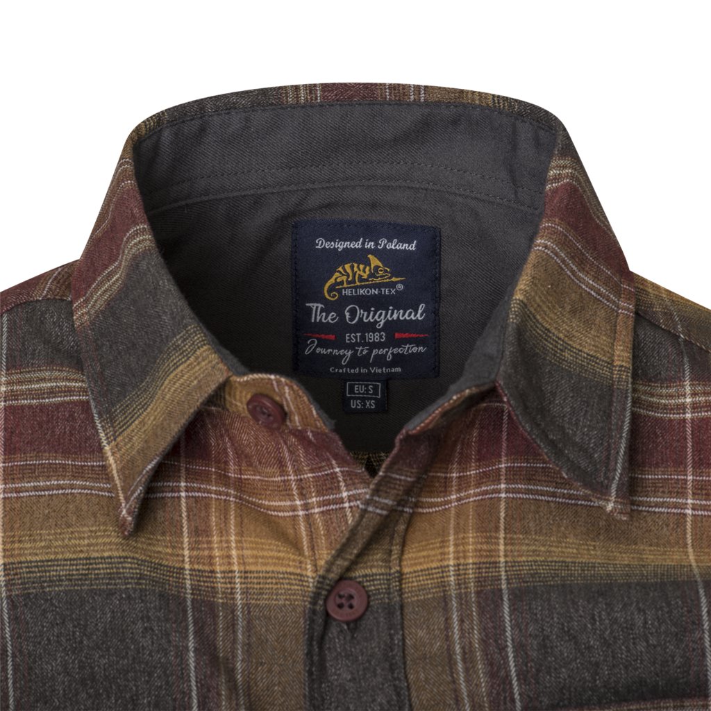 GreyMan Shirt - Graphite Plaid — Helikon-Tex