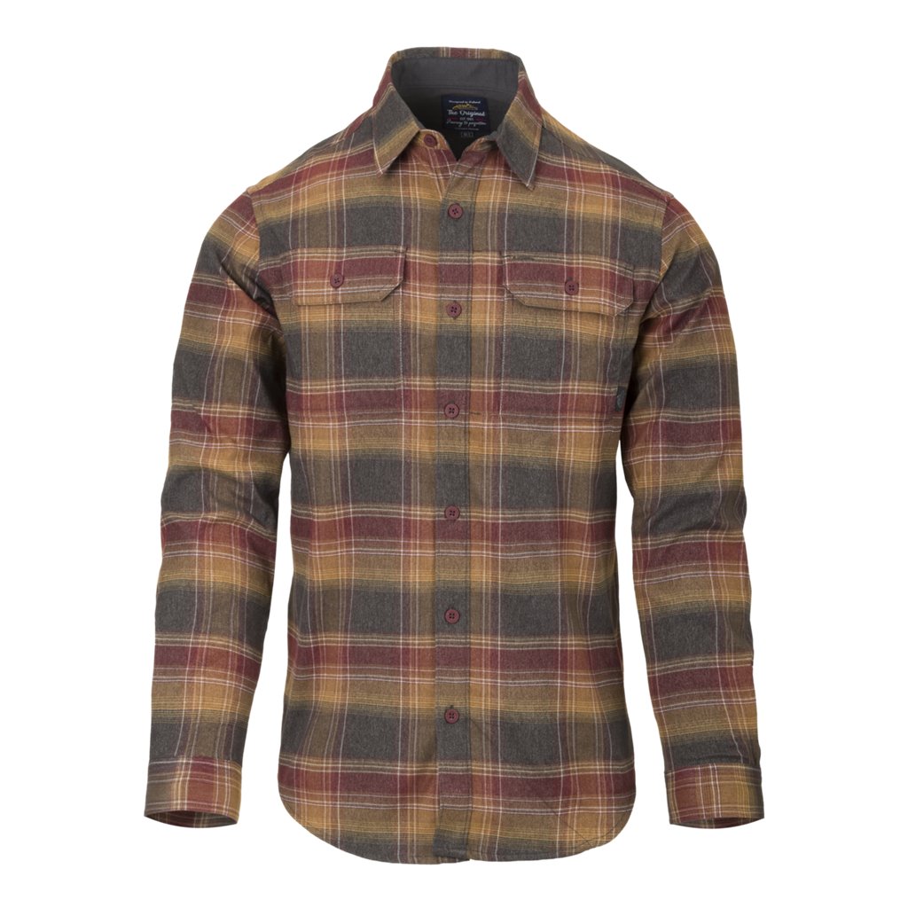 GreyMan Shirt - Graphite Plaid — Helikon-Tex