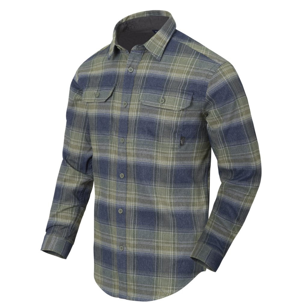 GreyMan Shirt - Blast Blue Plaid — Helikon-Tex