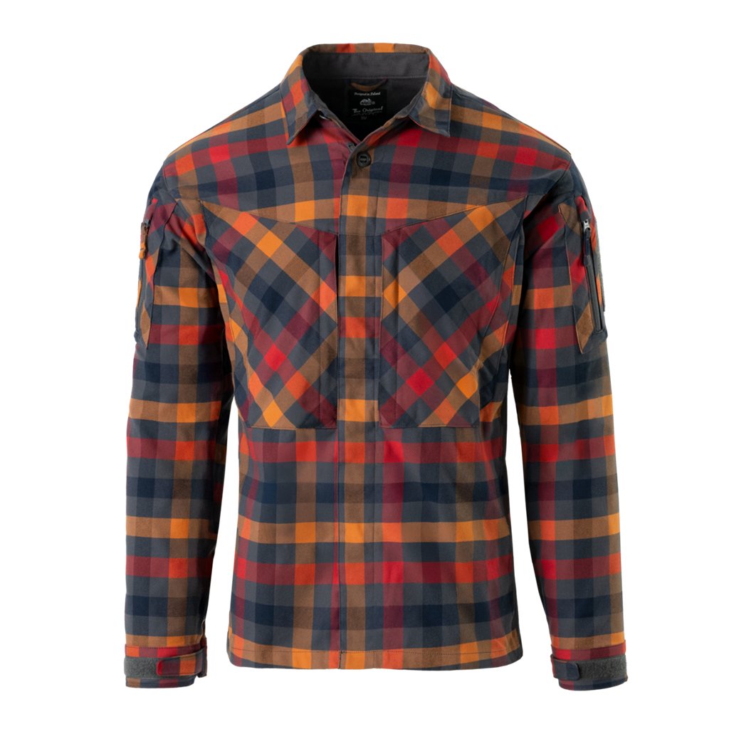 MBDU Shirt - Dark Autumn Checkered — Helikon-Tex