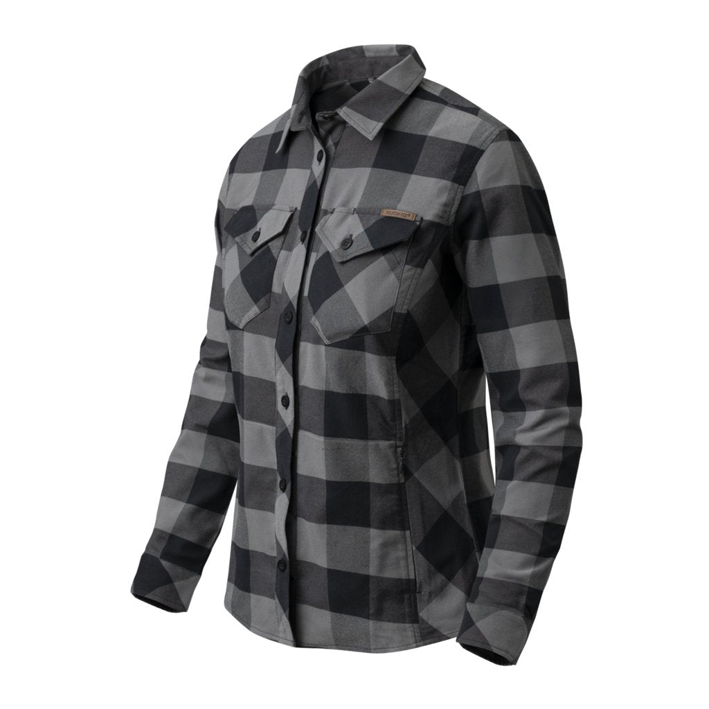 Marigold Woman's Shirt - True Grey Checkered — Helikon-Tex