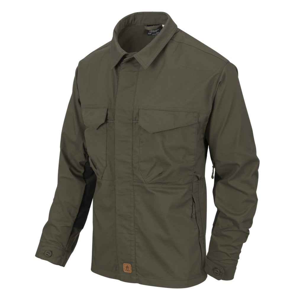 WOODSMAN Shirt® - Taiga Green / Black A — Helikon-Tex