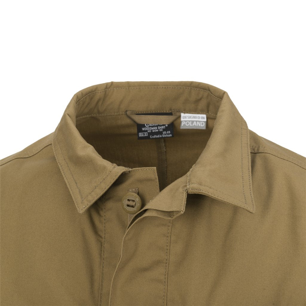 WOODSMAN Shirt® - Taiga Green / Black A — Helikon-Tex