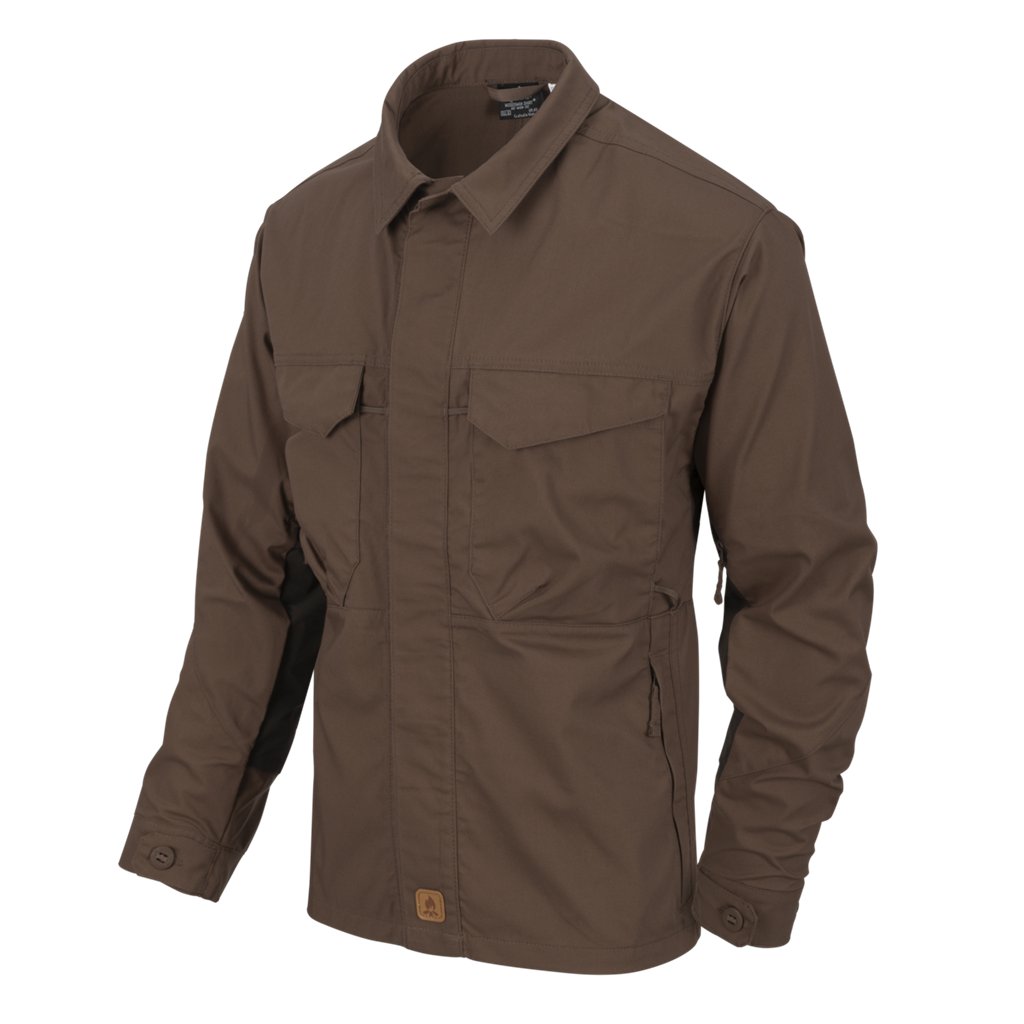 WOODSMAN Shirt® - Earth Brown / Black A — Helikon-Tex
