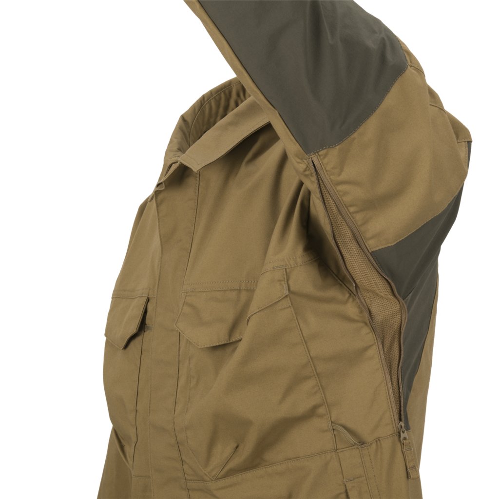 WOODSMAN Shirt® - Coyote / Taiga Green A — Helikon-Tex